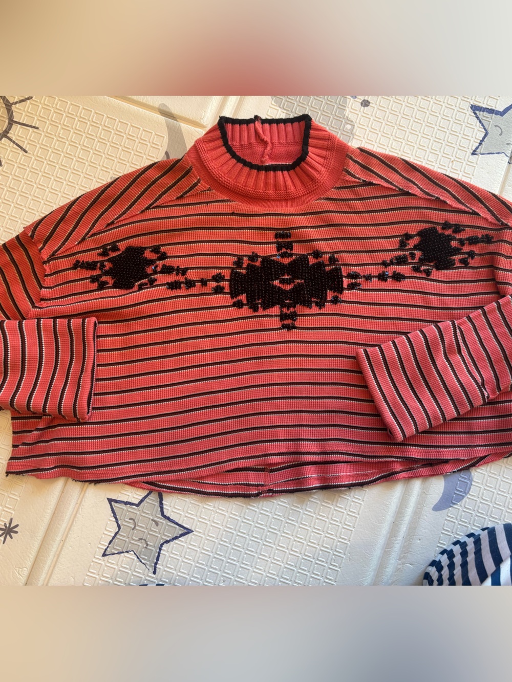 We the Free striped crop top
